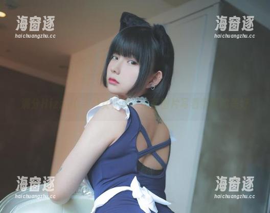 满分Hizzy(히지)女仆风，全套图片写着懵懂的美好