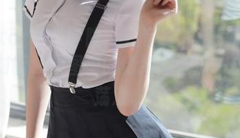 MFStar模范学院 – 月音瞳的浴室与无圣光的对话，原图里的情绪像泡沫一样轻盈荡漾。