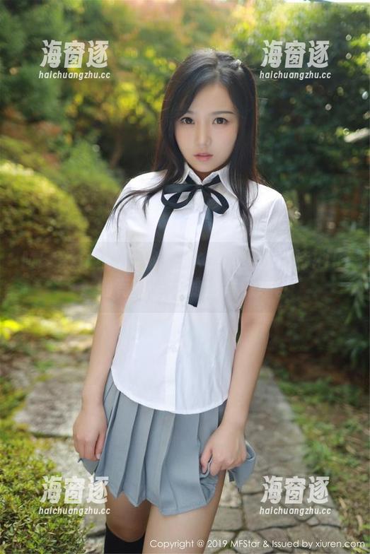 MFStar模范学院 - 水手服里的诗诗kiki，拥有无圣光的独特深意。