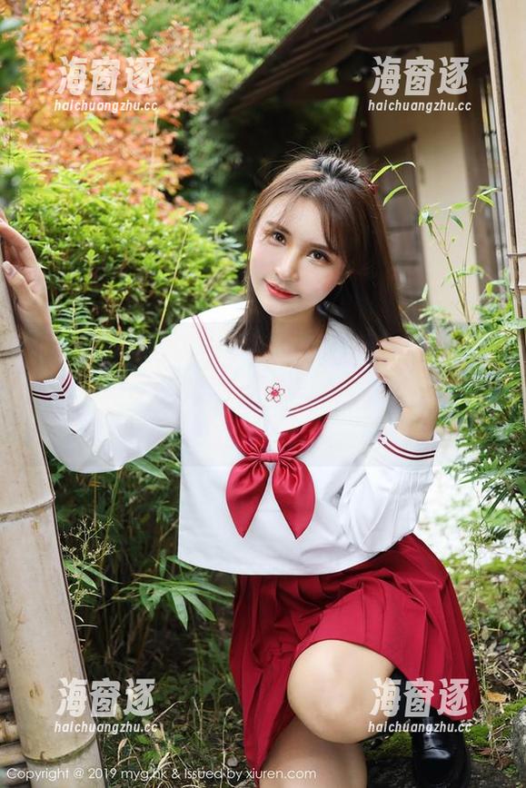 MyGirl美媛馆 - 滑稽的短裤秀：糯美子MINIbabe写真集，快来查看原图，是否只适合在沙滩穿？