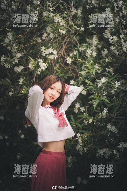 每次看沧霁桔梗的微博图，我都想立马下载成手机壁纸。